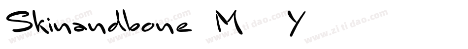 Skinandbone-M79Y字体转换
