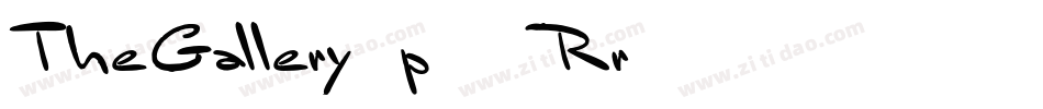 TheGallery-p79Rr字体转换