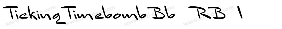 TickingTimebombBb-RB0l字体转换