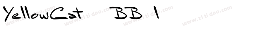 YellowCat-7BB0l字体转换 YellowCat-7BB0l字体转换