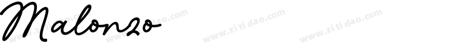 Malonzo字体转换