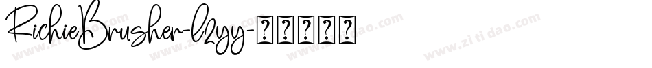 RichieBrusher-l2yy字体转换