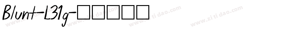 Blunt-L31g字体转换