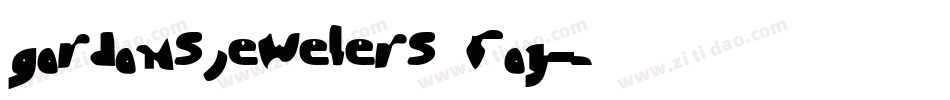GordonsJewelers.fog字体转换