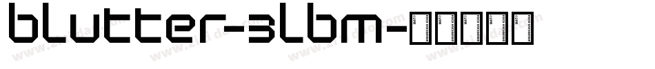 Blutter-3lBM字体转换