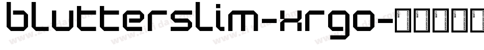 BlutterSlim-xRgO字体转换