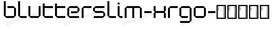 BlutterSlim-xRgO字体转换