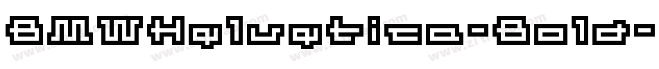 BMWHelvetica-Bold字体转换