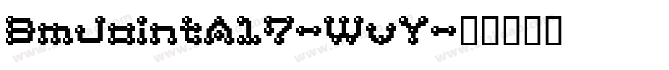 BmJointA17-WvY字体转换
