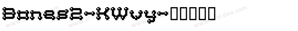 Bones2-KWvy字体转换