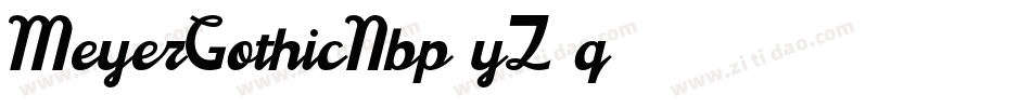 MeyerGothicNbp-yZ3q字体转换