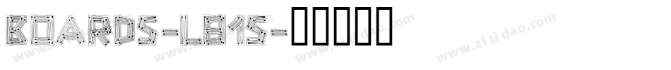 Boards-l815字体转换