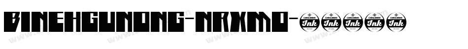 Binehgunong-nRxmO字体转换