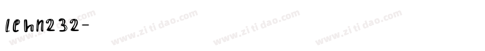 LEHN232字体转换