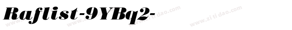 Raflist-9YBq2字体转换
