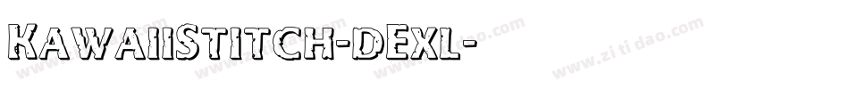 KawaiiStitch-dExl字体转换
