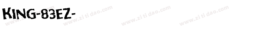 King-83eZ字体转换
