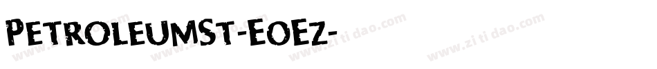 PetroleumSt-E0Ez字体转换
