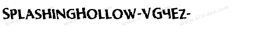SplashingHollow-VG4Ez字体转换