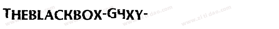 Theblackbox-G4xy字体转换