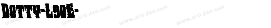 Dotty-L9oE字体转换