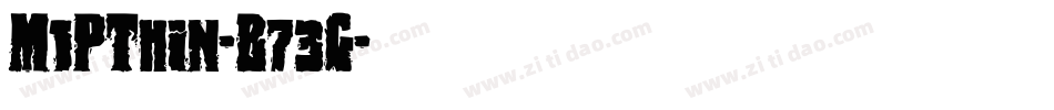 M1PThin-B73G字体转换