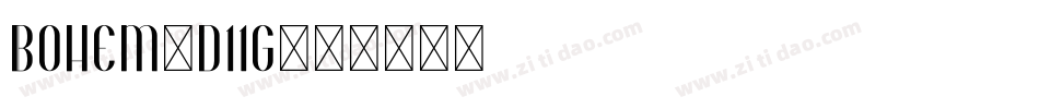 Bohem-d11g字体转换