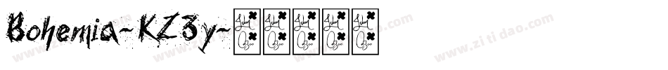 Bohemia-KZ3y字体转换
