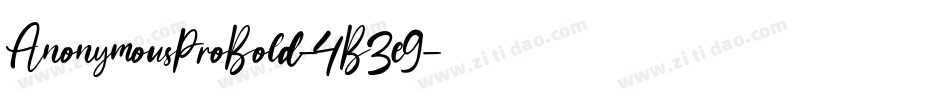 AnonymousProBold-4B3e9字体转换