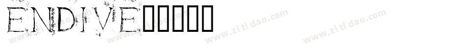 Endive字体转换