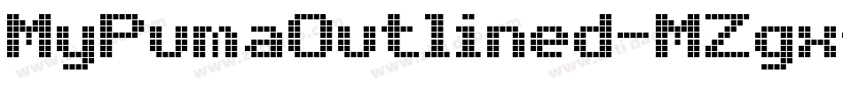 MyPumaOutlined-MZgx字体转换