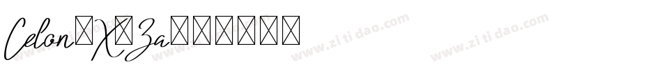 Celon-X3Za字体转换