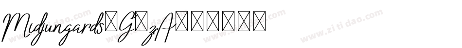 Midjungards-G3zA字体转换 Midjungards-G3zA字体转换