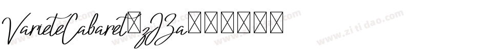 VarieteCabaret-zJZa字体转换