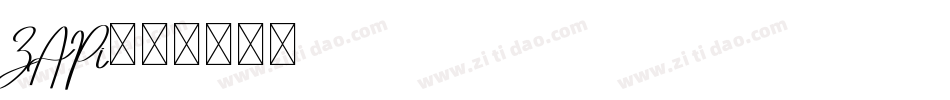 ZAPi字体转换