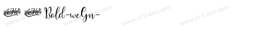 47Bold-weGn字体转换