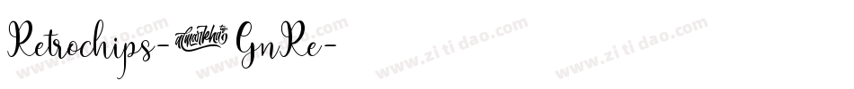 Retrochips-1GnRe字体转换