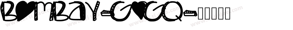 Bombay-g0gq字体转换