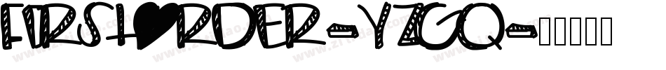 FirstOrder-yzGq字体转换