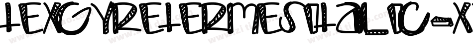 TexgyretermesItalic-xyGq字体转换
