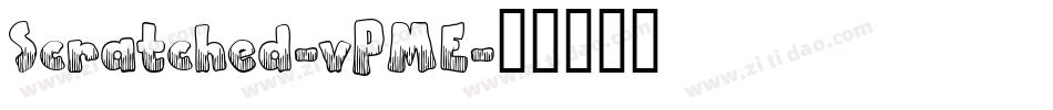 Scratched-vPME字体转换
