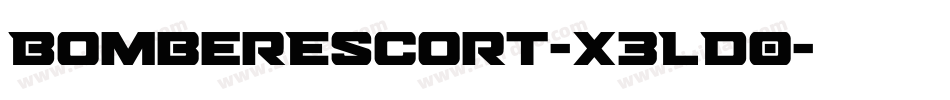 BomberEscort-x3LD0字体转换