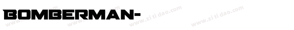 Bomberman字体转换