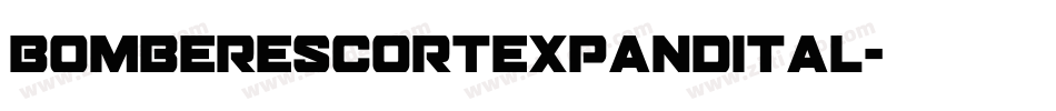 bomberescortexpandital字体转换