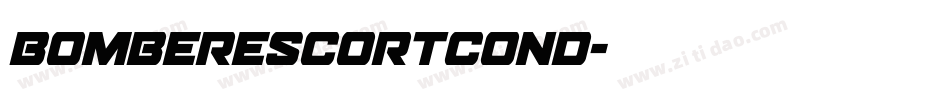 bomberescortcond字体转换