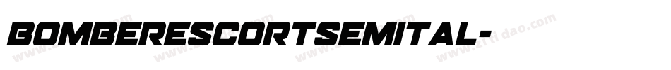 bomberescortsemital字体转换