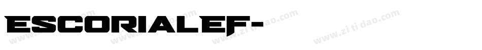 EscorialEF字体转换