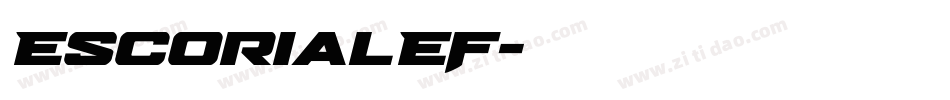 EscorialEF字体转换