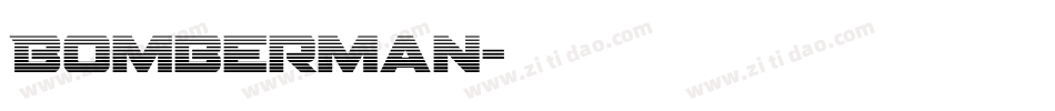Bomberman字体转换