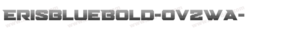 ErisblueBold-OVZwA字体转换